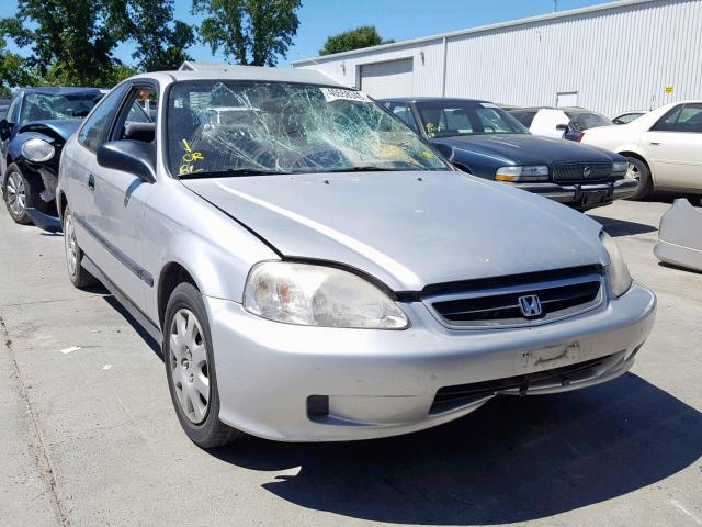 1HGEJ6226YL109983 - 2000 HONDA CIVIC DX SILVER photo 1