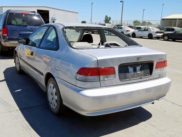 1HGEJ6226YL109983 - 2000 HONDA CIVIC DX SILVER photo 3