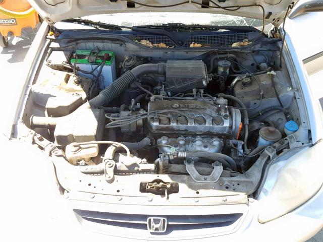 1HGEJ6226YL109983 - 2000 HONDA CIVIC DX SILVER photo 7