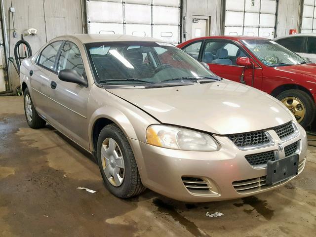 1B3EL36X44N185277 - 2004 DODGE STRATUS SE GOLD photo 1