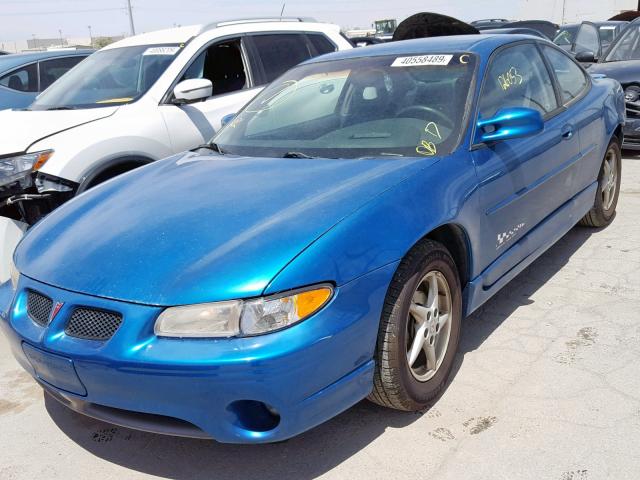 1G2WP1215WF309300 - 1998 PONTIAC GRAND PRIX BLUE photo 2