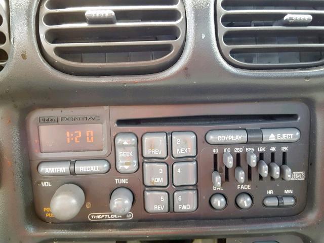 1G2WP1215WF309300 - 1998 PONTIAC GRAND PRIX BLUE photo 9