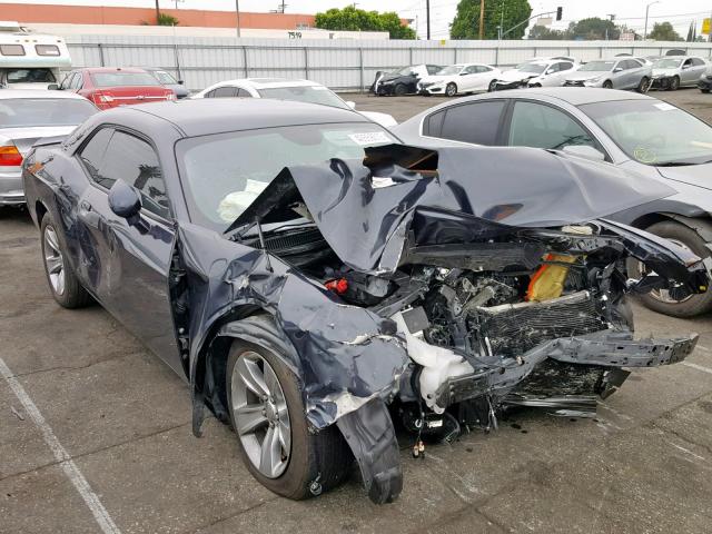 2C3CDZAG7JH111485 - 2018 DODGE CHALLENGER BLUE photo 1