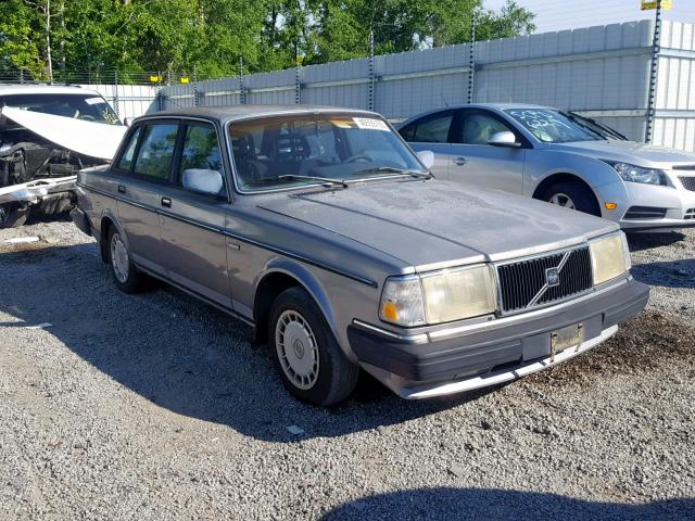 YV1AA8845L1429456 - 1990 VOLVO 240 BASE GRAY photo 1