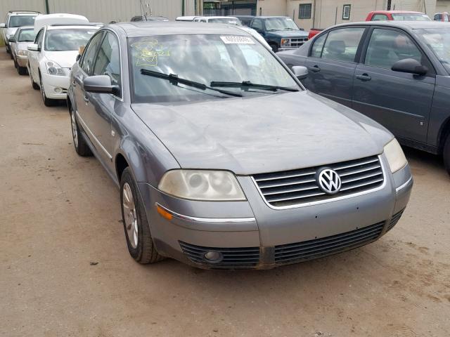 WVWPD63B13P282356 - 2003 VOLKSWAGEN PASSAT GLS GRAY photo 1