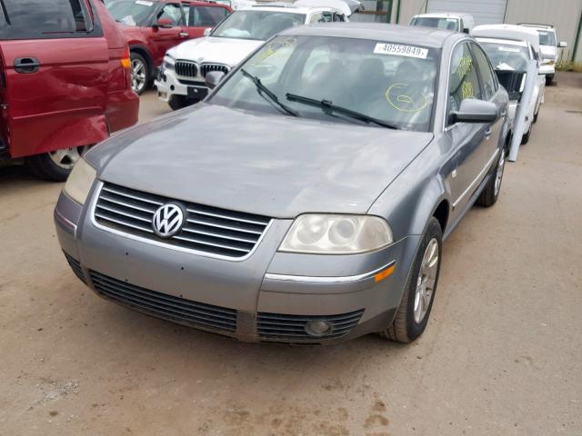 WVWPD63B13P282356 - 2003 VOLKSWAGEN PASSAT GLS GRAY photo 2