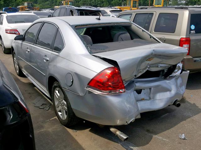 2G1WB5E37E1130883 - 2014 CHEVROLET IMPALA LIM SILVER photo 3