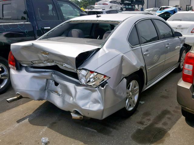 2G1WB5E37E1130883 - 2014 CHEVROLET IMPALA LIM SILVER photo 4