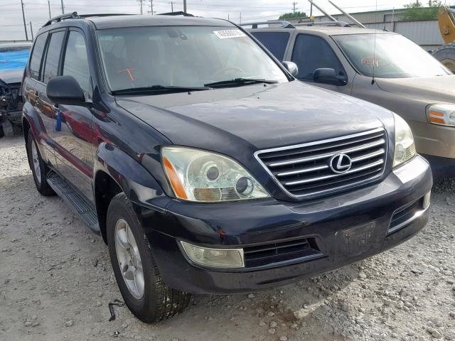 JTJBT20X250092452 - 2005 LEXUS GX 470 BLACK photo 1