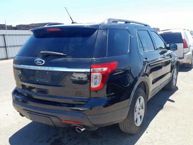 1FM5K7B86DGC05990 - 2013 FORD EXPLORER BLACK photo 4