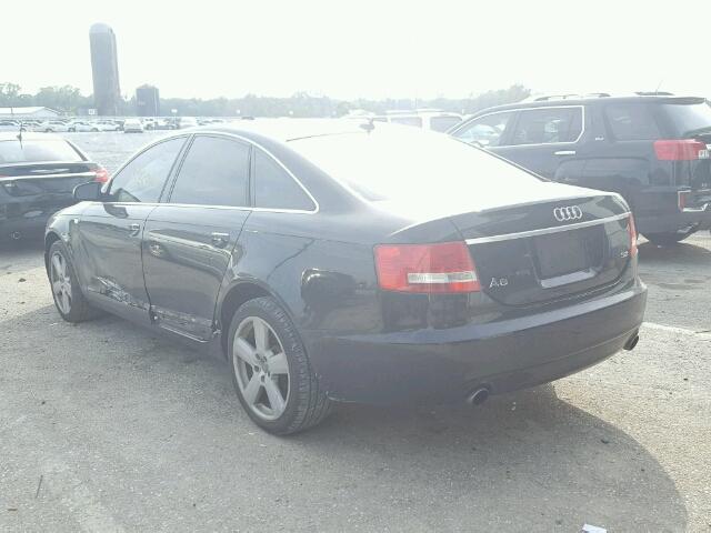 WAUAH74F78N054055 - 2008 AUDI A6 3.2 BLACK photo 3