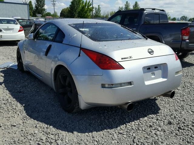 JN1AZ34D06M302451 - 2006 NISSAN 350Z COUPE SILVER photo 3