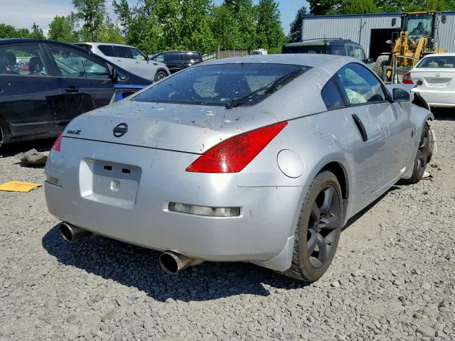 JN1AZ34D06M302451 - 2006 NISSAN 350Z COUPE SILVER photo 4