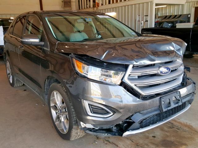 2FMPK3K87JBC31695 - 2018 FORD EDGE TITAN CHARCOAL photo 1