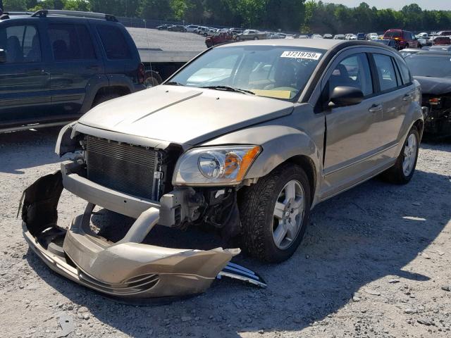 1B3HB48A29D156811 - 2009 DODGE CALIBER SX GOLD photo 2