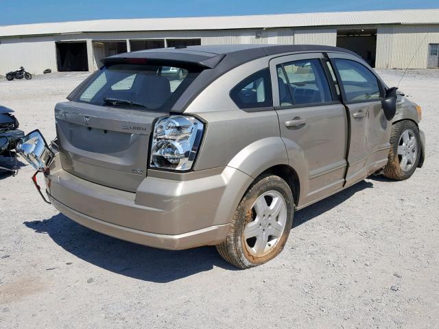 1B3HB48A29D156811 - 2009 DODGE CALIBER SX GOLD photo 4