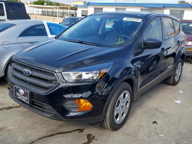 1FMCU0F74KUA17350 - 2019 FORD ESCAPE S BLACK photo 2