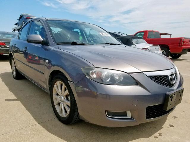 JM1BK32G271659359 - 2007 MAZDA 3 I GRAY photo 1