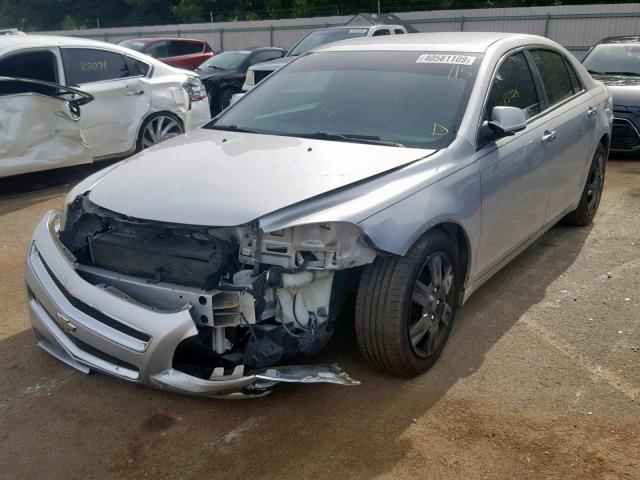 1G1ZC5E08AF211622 - 2010 CHEVROLET MALIBU 1LT SILVER photo 2