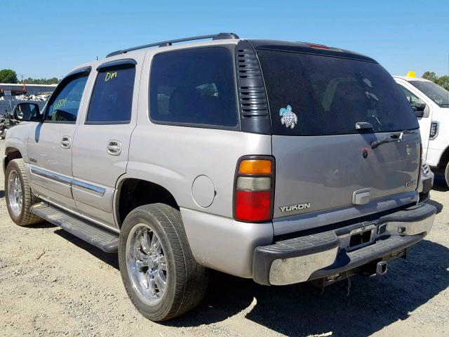 1GKEC13V45J250079 - 2005 GMC YUKON SILVER photo 3