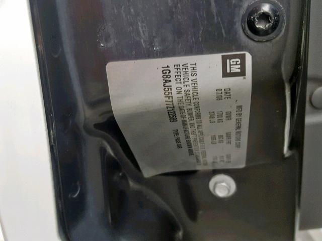 1G8AJ55F77Z122589 - 2007 SATURN ION LEVEL WHITE photo 10