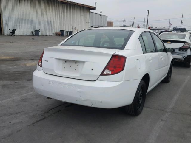 1G8AJ55F77Z122589 - 2007 SATURN ION LEVEL WHITE photo 4