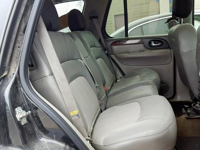 1GKDT13S942385603 - 2004 GMC ENVOY BLACK photo 6