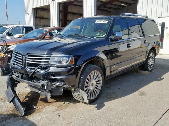 5LMJJ3JT0FEJ08747 - 2015 LINCOLN NAVIGATOR BLACK photo 2