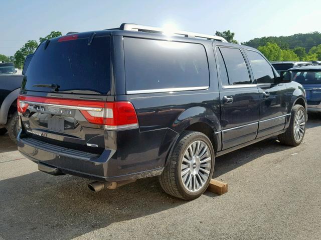 5LMJJ3JT0FEJ08747 - 2015 LINCOLN NAVIGATOR BLACK photo 4