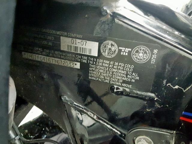 1HD1FC4167Y672033 - 2007 HARLEY-DAVIDSON FLHTCUI BLACK photo 20