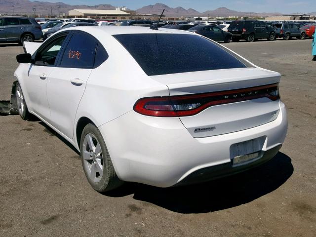 1C3CDFBB8GD629953 - 2016 DODGE DART SXT WHITE photo 3