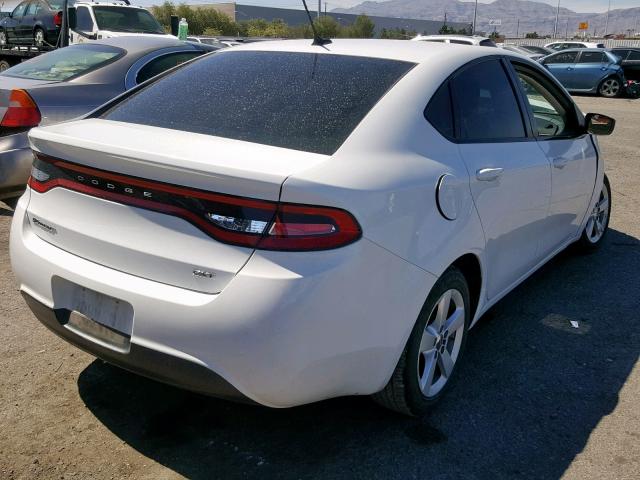 1C3CDFBB8GD629953 - 2016 DODGE DART SXT WHITE photo 4