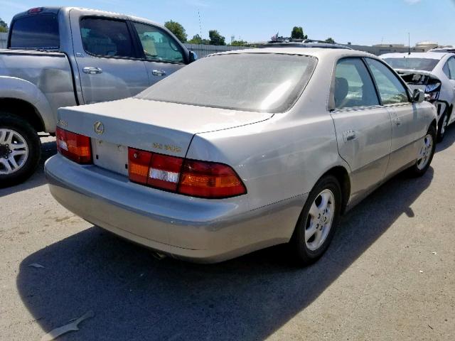 JT8BF28G7W0145242 - 1998 LEXUS ES 300 BEIGE photo 4