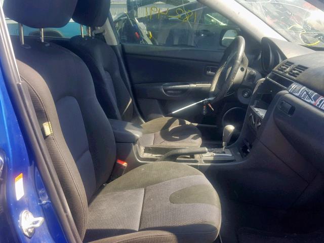 JM1BK344371733214 - 2007 MAZDA 3 HATCHBAC BLUE photo 5