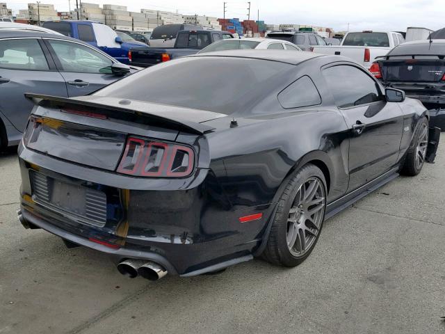 1ZVBP8CF0E5278312 - 2014 FORD MUSTANG GT BLACK photo 4