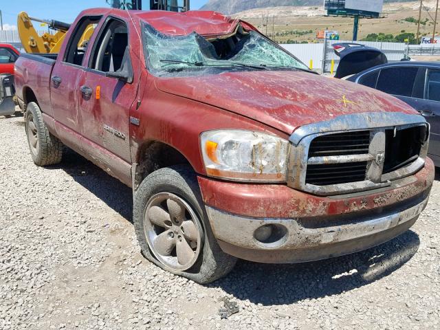 1D7HU18266J153865 - 2006 DODGE RAM 1500 S RED photo 1