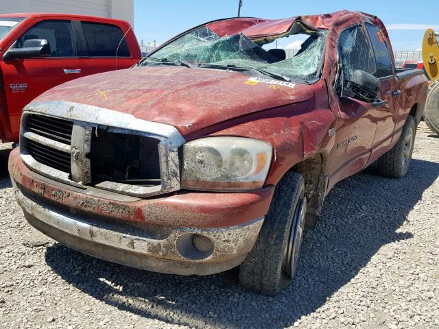 1D7HU18266J153865 - 2006 DODGE RAM 1500 S RED photo 2