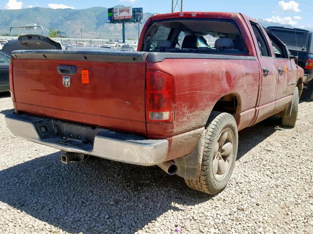 1D7HU18266J153865 - 2006 DODGE RAM 1500 S RED photo 4