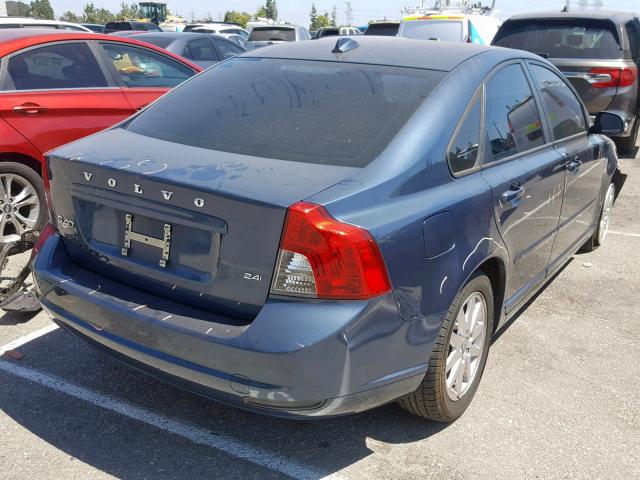 YV1MS382782395100 - 2008 VOLVO S40 2.4I BLUE photo 4