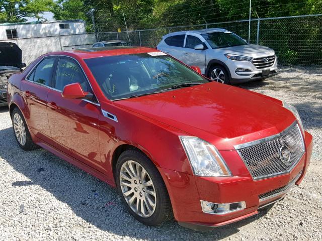 1G6DS5ED4B0107742 - 2011 CADILLAC CTS PREMIU RED photo 1