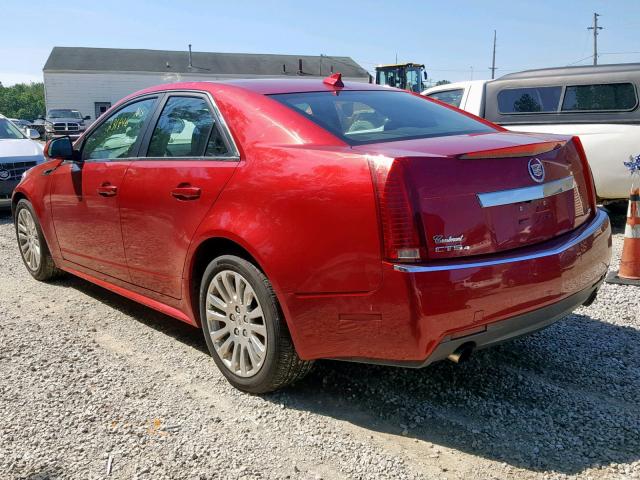 1G6DS5ED4B0107742 - 2011 CADILLAC CTS PREMIU RED photo 3