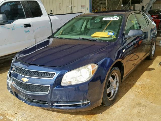 1G1ZG57B98F208144 - 2008 CHEVROLET MALIBU LS BLUE photo 2