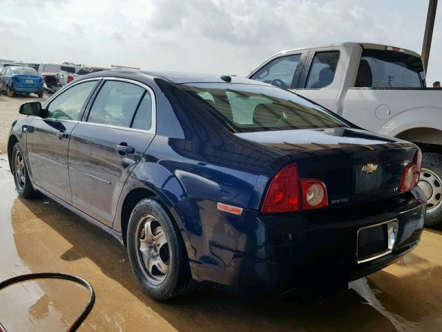 1G1ZG57B98F208144 - 2008 CHEVROLET MALIBU LS BLUE photo 3