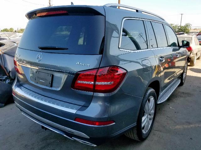 4JGDF6EE5HA871453 - 2017 MERCEDES-BENZ GLS 450 4M GRAY photo 4