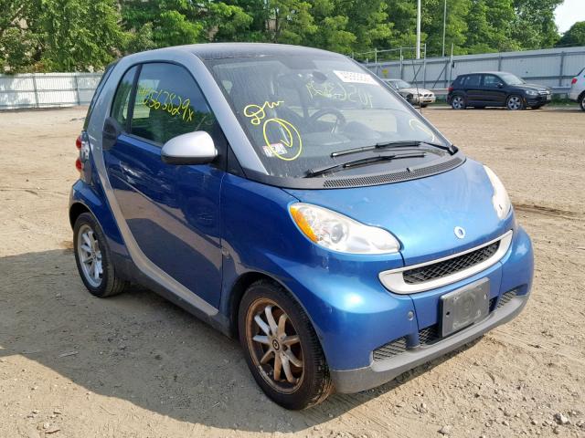 WMEEJ31X18K194829 - 2008 SMART FORTWO BLUE photo 1