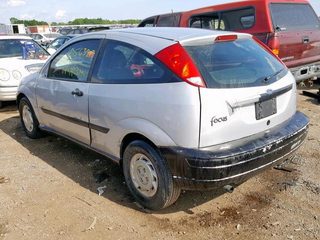 3FAFP31371R206908 - 2001 FORD FOCUS ZX3 SILVER photo 3