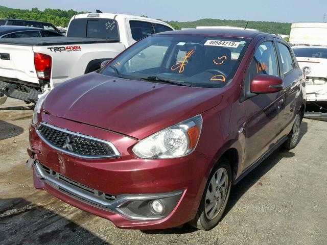 ML32A4HJ5HH010811 - 2017 MITSUBISHI MIRAGE SE PURPLE photo 2