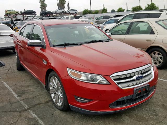 1FAHP2FW2BG136538 - 2011 FORD TAURUS LIM RED photo 1