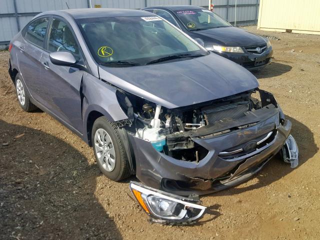 KMHCT4AE6HU297989 - 2017 HYUNDAI ACCENT SE GRAY photo 1