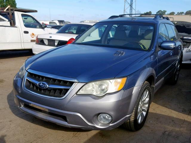 4S4BP86C384356690 - 2008 SUBARU OUTBACK 3. BLUE photo 2